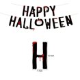 thumbnail image 1 of Bandera de la Bandera de las Decoraciones de la Fiesta de Halloween para el Lugar Y el Dormitorio,Material de Poliéster para la Pared de la Puerta Fácil Instalación Bandera de Tirar Festiva,Decoracion, 1 of 2