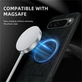 thumbnail image 3 of Allytechgroup Magnetic for Google Pixel 9 / 9 Pro Case, Compatible with MagSafe Support Magnetic Car Phone Mount PU Leather Slim Phone Case for Women Men for Google Pixel 9 / 9 Pro, Black, 3 of 9