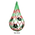 thumbnail image 2 of Bolsa de red de fútbol Nylon Fútbol Baloncesto Voleibol Llevar ( ) Rojo Verde, 2 of 5