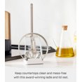 thumbnail image 3 of Yamazaki Home  Lid and Ladle Stand, Steel - L 3.94 x W 3.94 x H  5.91 inches White, 3 of 8