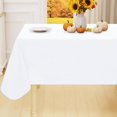 thumbnail image 1 of Rectangle Table Cloth x Wipeable Vinyl Tablecloths Protector Oil Spill Proof Plastic Table Cover for Dining Picnic Camping Outdoor, 1 of 6