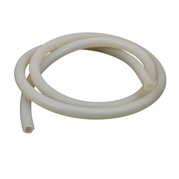 5mm x 10mm Beige Silicone Tube Water Air Pump Hose 1M Length