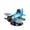 Blue, variant on Drifting Solar Rotating Airplane Ornament Car Interior Accessory Novelty Vehicle Decoration