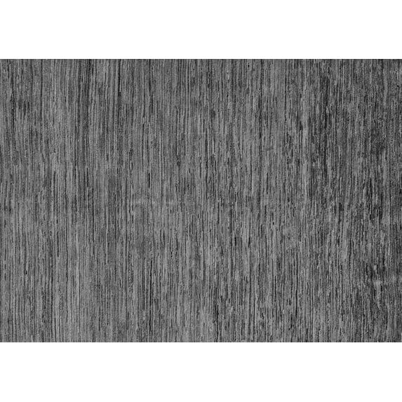 Ahgly Company Indoor Rectangle Abstract Gray Modern Area Rugs, 8' x 10'