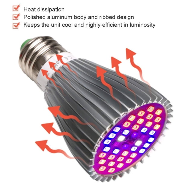 Bombilla LED de espectro completo para cultivo de plantas de interior