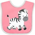 thumbnail image 3 of Inktastic Zebra Boys or Girls Baby Bib, 3 of 4