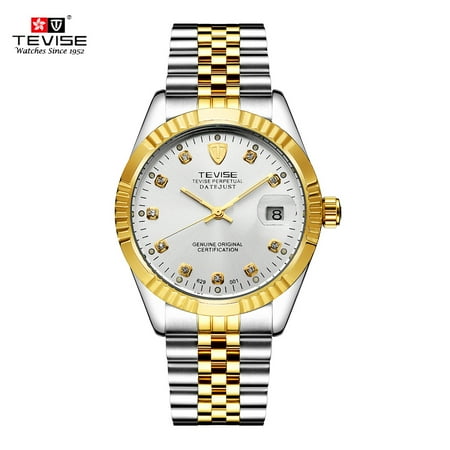 - TEVISE Men Brand Watch Fashion Luxury Wristwatch Waterproof Semi-automatic Mechanical Watch Luminous Sport Casual Watches