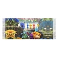 thumbnail image 5 of Lsque Pikmin Pattern Women's Traditional Scarf Wrap Tassel Shawl Fringes Neck Head Shawl Retro Scarf, 5 of 8