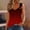 Red, variant on QUINDOS Tank Tops for Women under $5 Basic Summer Black Gradient Color Sleeveless V-neck Tops Camisoles for Women Plus Size