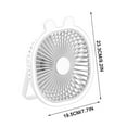 thumbnail image 2 of Big Savings, Charging Desktop Small Fan, Dormitory Fan, Wall-Mounted Mini Small Ceiling Fan, Fan Lights, Quiet Cooling, Rechargeable, Perfect for Home, Office, and Bedroom Use Stay cool, 2 of 9