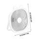 thumbnail image 2 of Ventilador portátil colgante con luz LED - Ventilador de escritorio de 3 velocidades, ventilador de techo y lámpara de camping - Recargable USB, 5W, material PP, 2 of 6