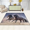 thumbnail image 3 of SKYSONIC Area Rug Pad Horse Running On The Sand Nursery Rugs Floor Mat for Kids Playing Room Living Room Bedroom, 80 x 58 inch, 3 of 6