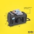 thumbnail image 3 of Bolso Duffle con Ruedas Solo New York Leroy 30L Gris 30x56x30 cm, 3 of 6