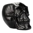 thumbnail image 4 of Black Skull Makeup Brush Storage Box Pen Holder Craft Desk Decor Halloween Gift, 4 of 8
