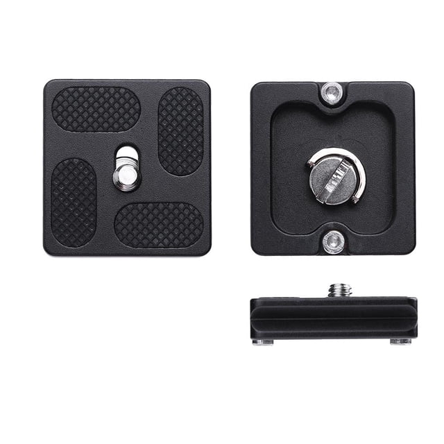 Destornillador Placa de liberación rápida PU40 J1 N1 Rótula de trípode Arca Swiss con tornillo de 1/4 de pulgada