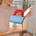thumbnail image 5 of Cute House Shaped Toiletry Bag, Girls' Large Capacity Cosmetic Bag, Travel Organizer With Handle For Skincare, Portable Makeup Pouch, Teen & Use, 5 of 5