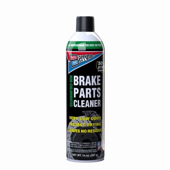 Berryman Brake Cleaner 2420C Single; 14 Ounce Aerosol Can; With Extension Tube; VOC Compliant In All 50 States; With Canadian Label