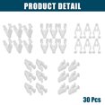 thumbnail image 6 of Unique Bargains Retainer Fitting Fastener Clip Interior Trim for Honda No.90666SDAA01/109840800B 30 Pcs, 6 of 6