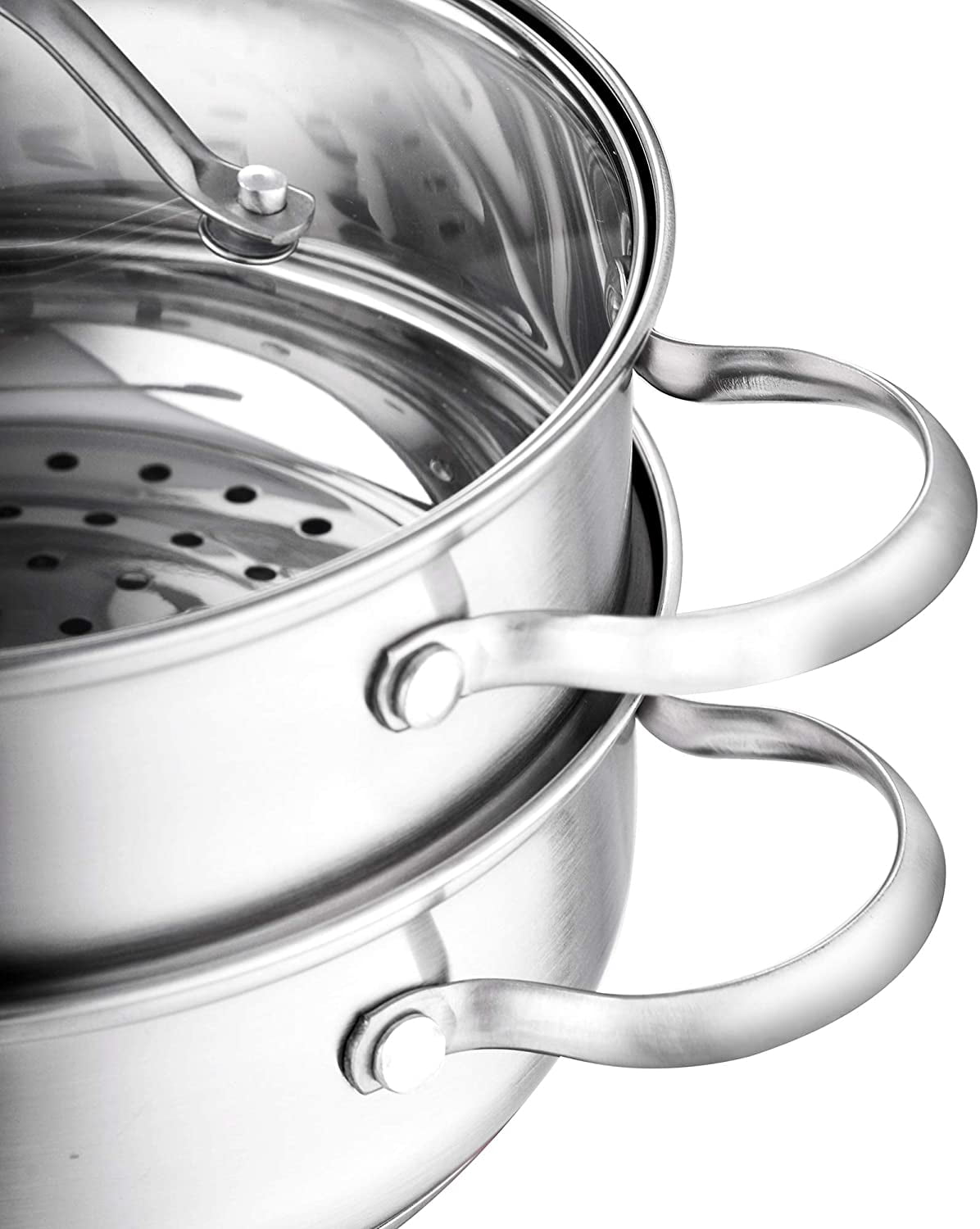 14-Piece Stainless Steel Assorted Cookware set with Glass Lids - Bed Bath &  Beyond - 32950807