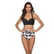 thumbnail image 2 of Traje de baño para mujer Traje de baño dividido para damas con estampado de ropa de playa Bikini Fridja  nalpqowj52742, 2 of 9