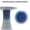 Blue, variant on mdj pottery Ceramic Bird Bath for Outside, 16.93 inch Pedestal Bird Bath Bowls, Blue + Grey Glazed Birdbaths with Floral Embossed Design, Perfect for Outdoors, Garden, Patio, Yard, 18.11 inch Tall