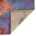 thumbnail image 3 of Unique Loom Outdoor Modern Collection Area Rug - Monteverde (5' 3" x 8' Rectangle Multi/Green), 3 of 10