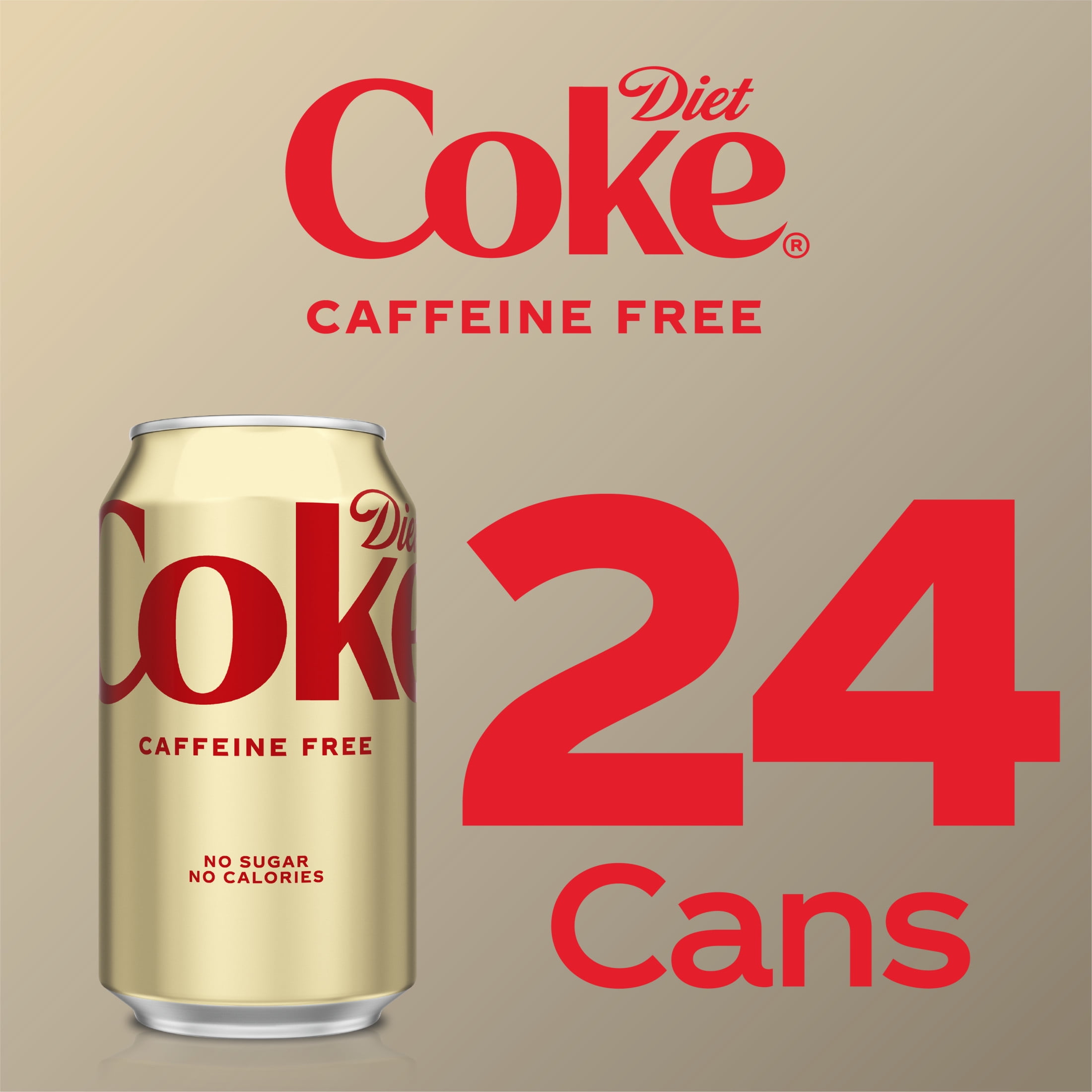 Diet Coke Caffeine-Free Soda Pop Cans, 12 fl oz, 24 Pack