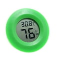 thumbnail image 2 of Shisuyan Reptile Box Thermometer Hygrometer Round Shaped Digital Temperature Humidity Meter for Indoor Bedroom Home (Green), 2 of 8