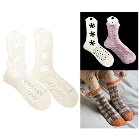 

2Pcs Sock Blockers Knitted Adjustable Size Handmade Adjustable Size For
