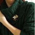 thumbnail image 2 of Broche de Hojas Vintage para Mujer para Hombre @ Traje de Esmoquin Solapa Boda Graduación Ramillete jinwen Broche, 2 of 8