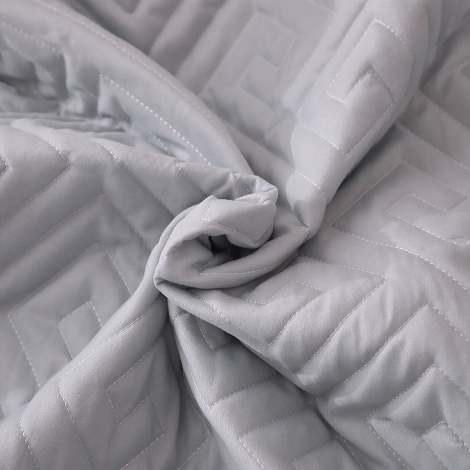 Oggfader Twin Mattress Water Proof Bed Hats Piece Thickened Cotton Mattress Protector Fall And Winter Bedspread Bed Sheet Gray