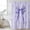 Purple, variant on Cute Bow Shower Curtain, Waterproof Shower Curtains for Bathroom, Blue Bowknot Minimalist Solid Color Washable Fabric Bathtub Curtain Set Bath Decor with 12 Hooks Extra Long 72"x96"