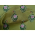 thumbnail image 4 of oneOone Cotton Cambric Fabric Leaves & Floral Block Printed Fabric 1 Yard 56 Inch Wide, 4 of 4