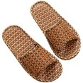 thumbnail image 5 of 1 par de zapatillas nórdicas de ratán zapatillas tejidas tejidas de hierba en casa para hombres mujeres, 5 of 5