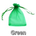 thumbnail image 1 of Bolsas de regalo de Organza para joyería, bolsitas blancas con cordón para boda, fiesta, Navidad, dulces, 50/100 piezas, 1 of 5