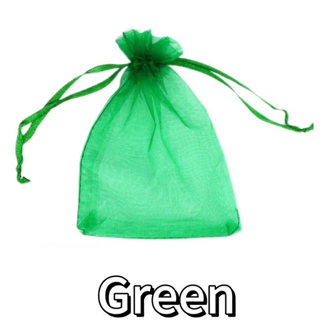 Bolsas de regalo de Organza para joyería, bolsitas blancas con cordón para boda, fiesta, Navidad, dulces, 50/100 piezas