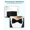 thumbnail image 3 of Men's Formal Satin Bowtie and Cummerbund Set - Black, by S. H. Churchill & Co., 3 of 7