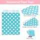 thumbnail image 3 of Uxcell 100Pcs Bolsas de Papel Kraft para Regalos, 7" x 5" Bolsas de Caramelo a Prueba de Grasa, Bolsas Planas para Favoritos, Bolsas Pequeñas de Regalo, Punto Azul Claro, 3 of 6
