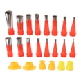 thumbnail image 1 of Caulking Finisher Tool Set, Stainless Steel Rustproof Easy Installation Sealant Caulking Nozzle Applicator Lightweight  For Wall Base, 1 of 8
