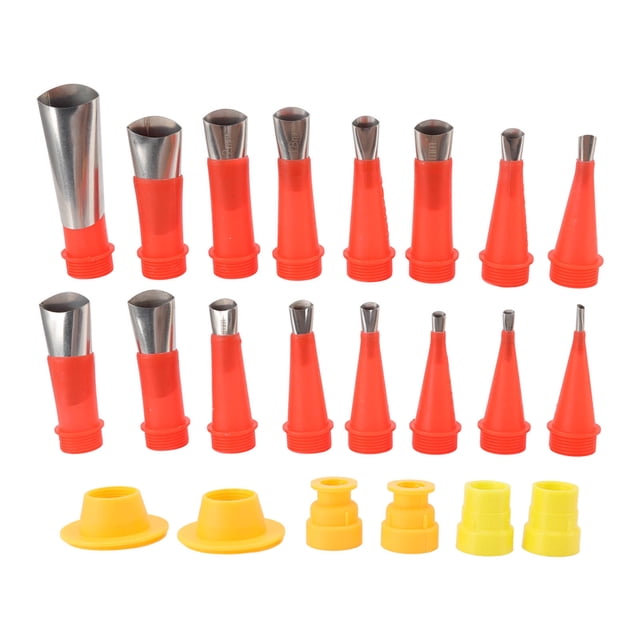 Caulking Finisher Tool Set, Stainless Steel Rustproof Easy Installation Sealant Caulking Nozzle Applicator Lightweight For Wall Base