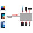 thumbnail image 3 of Concentrador USB Windfall de 6 puertos USB 2.0/3.0, adaptador y convertidor de cable divisor de alta velocidad., 3 of 6