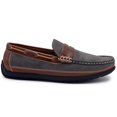 thumbnail image 2 of Aston Marc Men's Penny Loafer Shoes, Casual Slip-On Moccasins with Leather Detailing, Comfortable & Stylish, Sizes 8-13, 2 of 6