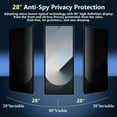 thumbnail image 6 of Allytechgroup 2 Packs Screen Protector for Samsung Galaxy S25+, Privacy Screen Protector Anti-Spy Case Friendly Easy Installation Bubble Free Full Coverage Tempered Glass Film - Black, 6 of 9