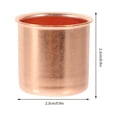 thumbnail image 2 of FOLOYORI 5Ud Soporte De Velas De Aleación Resistente Oro Rosa Para Oficina Y Comedor, 2 of 8
