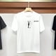 thumbnail image 4 of Camisetas y blusas de marca de lujo Camiseta de gran tamaño Ropa para hombre Camiseta de manga corta en blanco y negro, 4 of 5