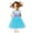 Sky Blue, variant on Fesfesfes Toddler Baby Kids Girls Summer Dress Sleeveless Sun Dress Mermaid Skirt Dress Casual Boho Dress Spring