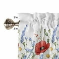 thumbnail image 4 of Boho Floral Valances for Windows Farmhouse Kitchen Curtains Valances Rod Pocket Valance Curtains for Kitchen Windows Abstract Art Modern Minimalist Clean-lined Window Valances for Bathroom 54"x18", 4 of 6