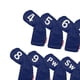 thumbnail image 3 of 9 piezas Golf Iron Headcover, Golf Club Head Cover 4,5,6,7,8,9,PW,SW,AW con Big Sharpla  Cubierta de cabeza de hierro de golf, 3 of 4