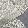 thumbnail image 4 of Cordon Jacquard Grommet Curtain Panel Set with Grommet Top Header by Blue Nile Mills, 52' x 96', Cream, 4 of 5