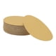 thumbnail image 1 of 50 Pcs Discos de Lija Circulares 60 Grano con Gancho y Bucle Hojas de Lijado Universales para Reacondicionamiento Automotriz Trabajos en Madera 6.89"x6.89" Alúmina Amarillo, 1 of 7